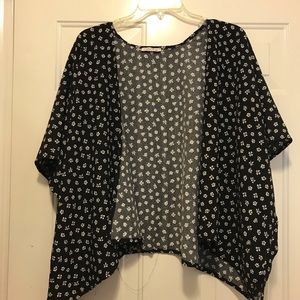 Floral shawl/kimono